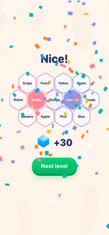Word Bloom Hexagonal screenshot